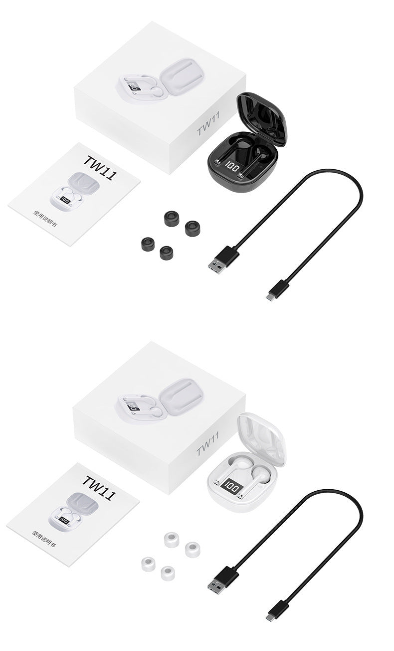 Advanced Bluetooth 5.0 Wireless Earbuds with LED Digital Display & Touch Control
