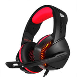 Professional Gaming Headset with Built-in Sound Card & Optical LED Lighting