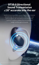 Wireless Bluetooth Sports Headset - Waterproof Ear Hook Design with 8-Hour Battery