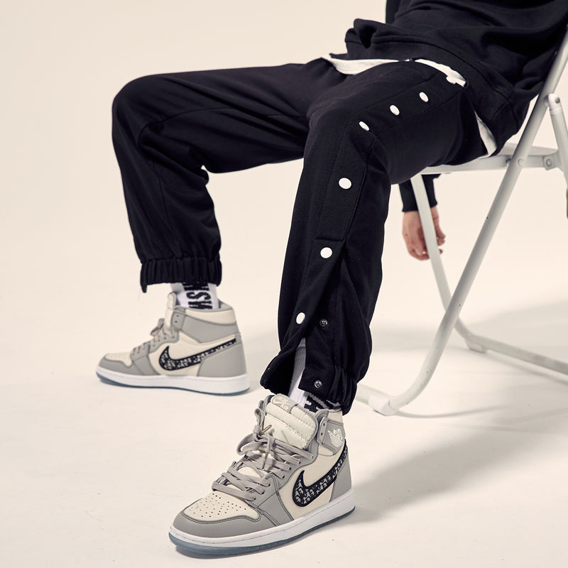 Urban Street Style Cargo Sweatpants - Men's High-Quality Cotton Blend