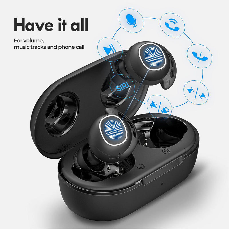 Bluetooth 4.1 Wireless Sports Headphones - 15m Range Stereo Earbuds