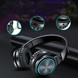 Wireless Bluetooth Headset B12 - Foldable Over-Ear Headphones with 10m Range
