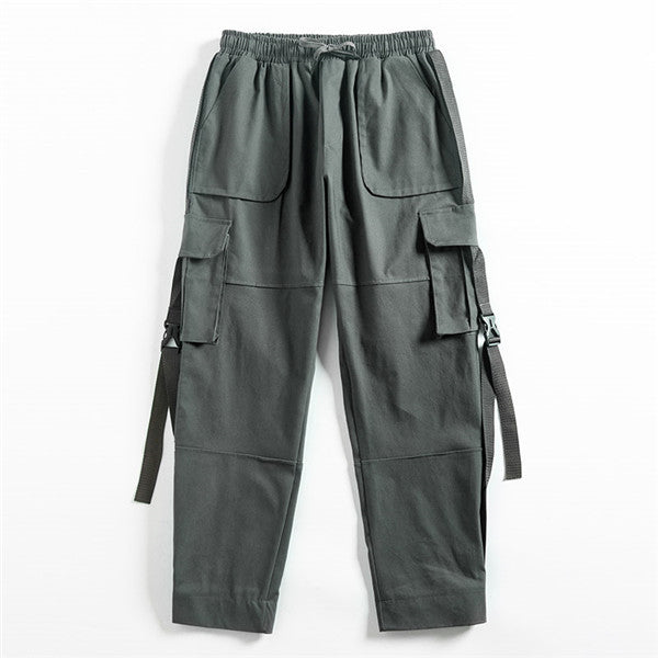 Tactical Cargo Pants Men - Military Style Combat Trousers with Velcro Straps & Multi-Pockets