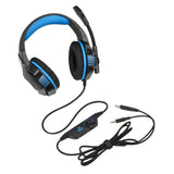 Professional Gaming Headset with LED Lights - Wired Computer Headphones with Microphone