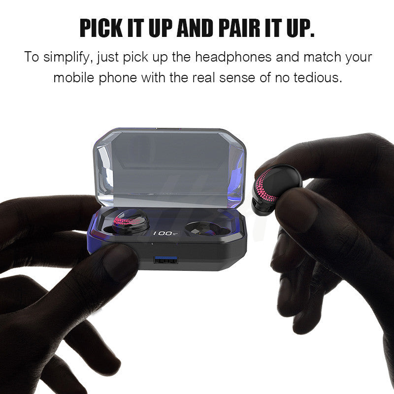 Wireless Bluetooth Earbuds X10 - 8H Playtime with 3000mAh Charging Case