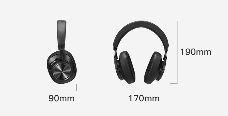 Wireless Bluetooth 5.0 Headphones - T7 Active Noise Cancelling Over-Ear Headset with Voice Control