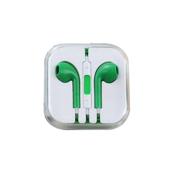 Premium In-Ear Wired Headphones with Microphone - 3.5mm Universal Earbuds