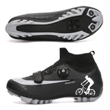 Professional Mountain Cycling Shoes - Men's Lock-In Power Bicycle Shoes