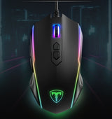 Advanced 7200 DPI Optical Gaming Mouse with RGB Lighting & Macro Keys