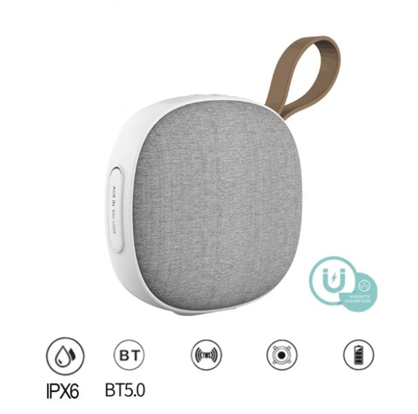 Portable Magnetic Bluetooth Speaker - Waterproof IPX6 Wireless Audio with Heavy Bass