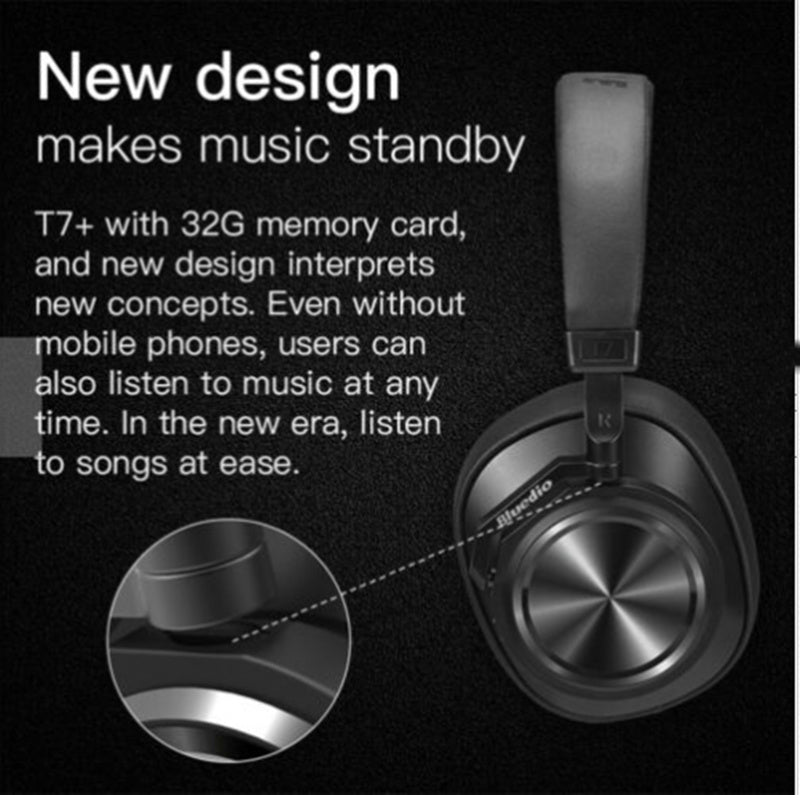 Premium Wireless Bluetooth 5.0 Noise Reduction Headset - Crystal Clear Audio