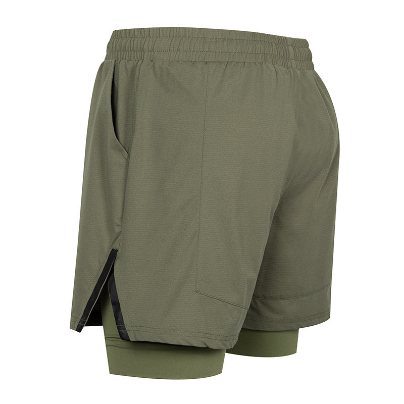 Quick-drying Small Plaid Sports Pants For Men