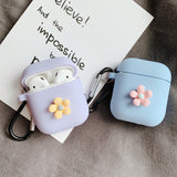 Adorable Daisy AirPods Case - Cute Floral Protective Cover for Apple AirPods