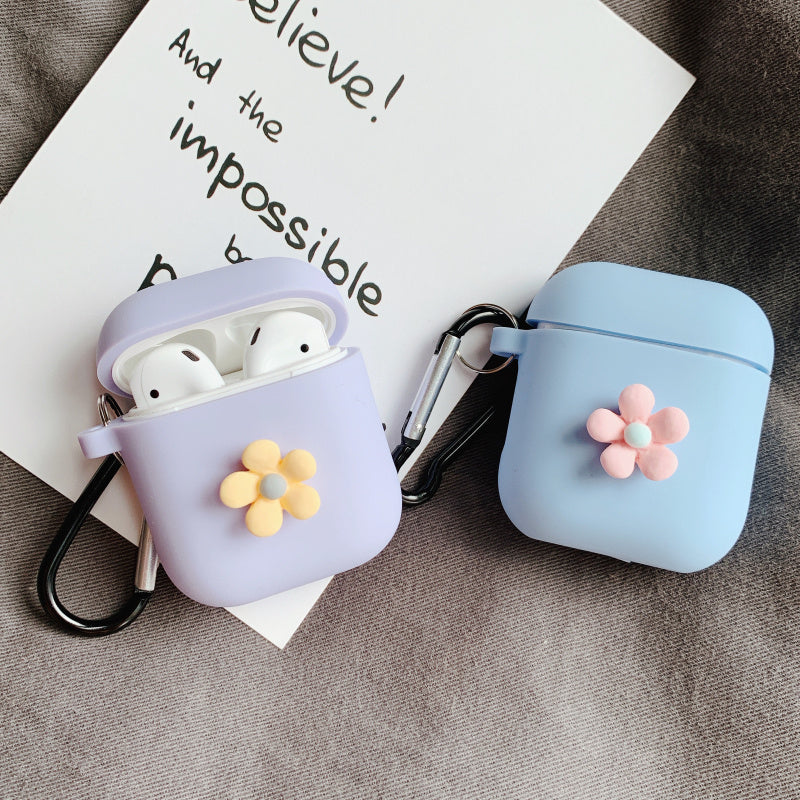 Adorable Daisy AirPods Case - Cute Floral Protective Cover for Apple AirPods