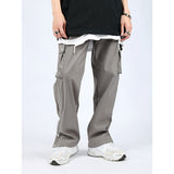 Urban Multi-Pocket Cargo Trousers - Men's Harajuku Style Loose Fit Pants