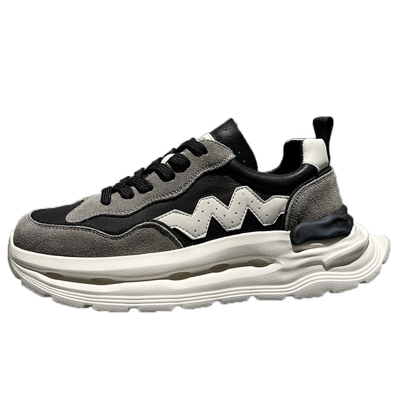 Premium Lightweight Elevated Casual Shoes - Men's High-Heel Comfort Footwear