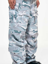 Tactical Multi-Pocket Camouflage Cargo Pants - Men's Loose Fit Workwear Trousers