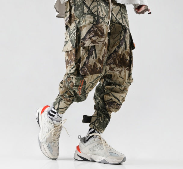 Tactical Multi-Pocket Cargo Pants - Casual Street Style Beam Pants