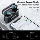 Premium Wireless Sports Bluetooth Headset - Sweatproof Earbuds for Active Lifestyle