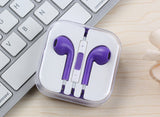 Premium In-Ear Wired Headphones with Microphone - 3.5mm Universal Earbuds