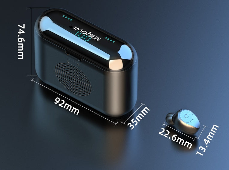 F9 5.0 Wireless Bluetooth Earbuds with 2000mAh Charging Case - Premium Noise Reduction Headphones