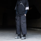 Stylish Wide-Leg Cropped Casual Trousers - Comfortable Loose Fit for Teenagers