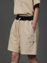 Comfortable Men's Casual Shorts - Mid-Waist Sports Shorts with Pocket Detail