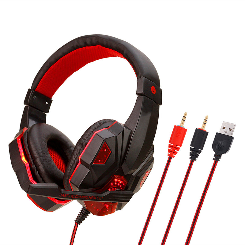 Elite RGB Gaming Headset - Professional Wired Headphones with Microphone for PC, PS4 & Mobile Gaming