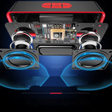 Wireless Bluetooth Car Speaker with Voice Announcer - 12H Playtime & Waterproof Design