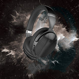 Wireless Bluetooth 5.0 Noise-Cancelling Over-Ear Headset with Microphone