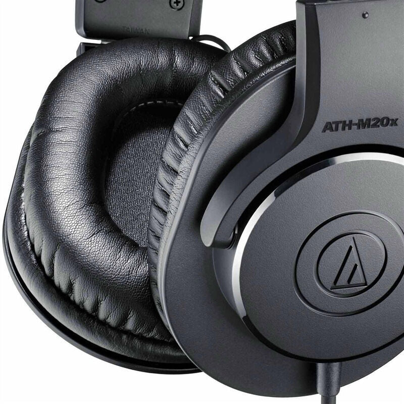 Professional ATH-M20X Studio Monitor Headphones - Premium Audio Recording Equipment
