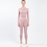 Premium Women's Long Sleeve Yoga Set - Performance Activewear