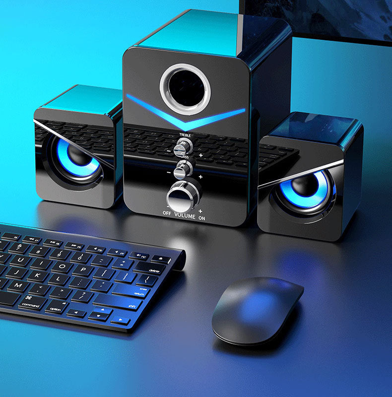 Bluetooth Desktop Speaker - Universal Computer Audio for Home & Office