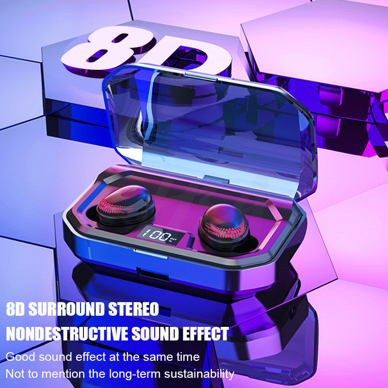 Wireless Bluetooth Earbuds X10 - 8H Playtime with 3000mAh Charging Case