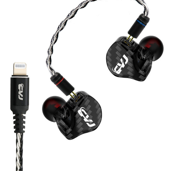 Lightning Interface Ring Iron HiFi In-Ear Headphones - Professional Audio Experience