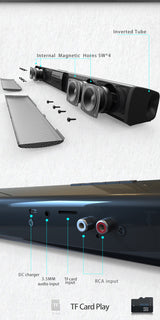Premium Bluetooth Home Theater Sound System - Wireless Computer Speaker with Remote Control