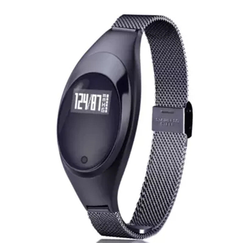 Apple Compatible Smart Fitness Tracker - Blood Pressure & Heart Rate Monitor with Sleep Tracking