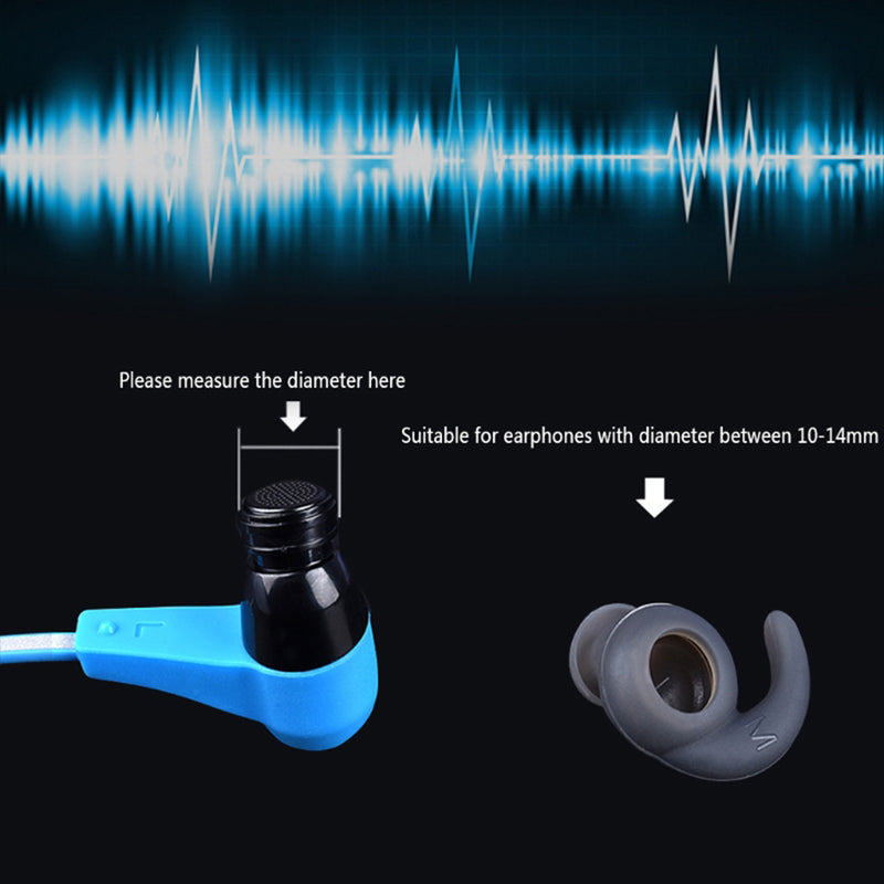 Bluetooth Headset Silicone Earplugs - 3 Pairs Multi-Size Comfort Set