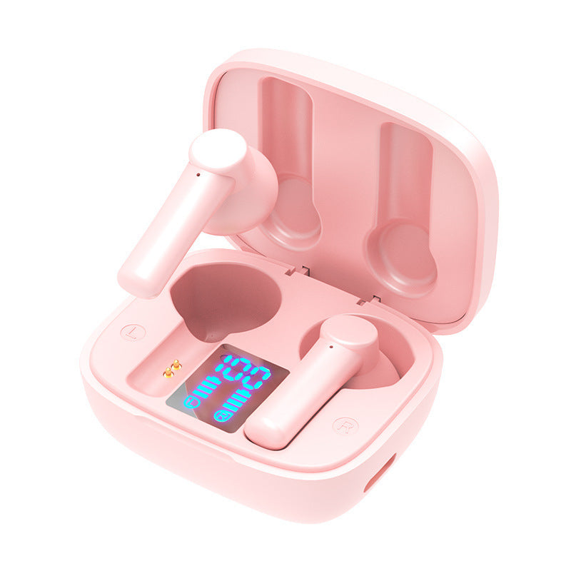 Waterproof Wireless Bluetooth Earbuds with Digital Display - Sports In-Ear Headphones