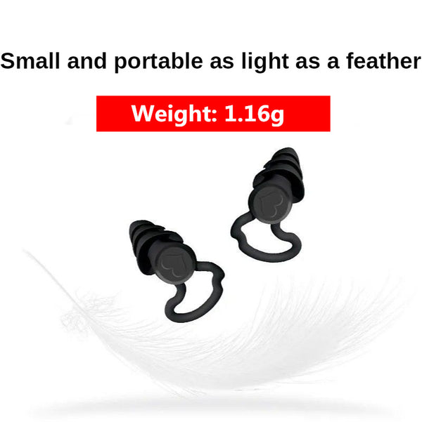 Premium Silicone Sleep Earplugs - Ultra Soft Noise Blocking for Peaceful Rest