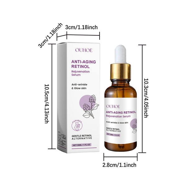 OUHOE Retinol Anti-Wrinkle Serum Hydrating, Moisturizing, Lifting, Firming, Thinning Fine Lines, Moisturizing Skin Care Serum