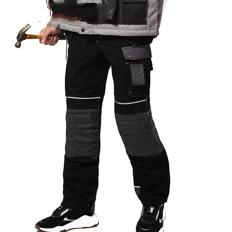 Professional Winter Electrician Overalls - Heavy-Duty Cotton Workwear