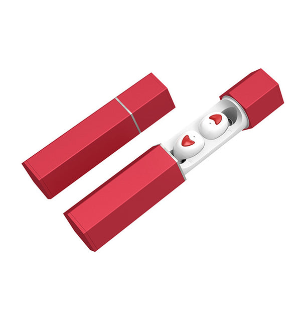 Wireless Bluetooth Earbuds - Premium Metal Rod Design with Charging Case
