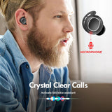 Bluetooth 4.1 Wireless Sports Headphones - 15m Range Stereo Earbuds