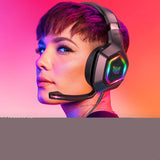Professional Gaming Headset with Microphone - Wired Over-Ear Headphones