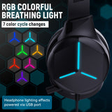 Professional Gaming Headphones - Wired Multi-Platform Headset with 50mm Drivers