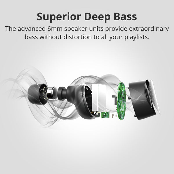 Premium Wireless Bluetooth 5.0 Sports Earbuds - Touch Control & Voice Command