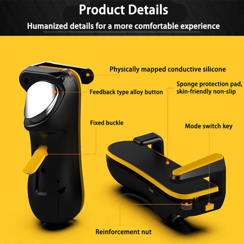 Wireless Gaming Triggers - Mobile Phone Controller for PUBG & FPS Games