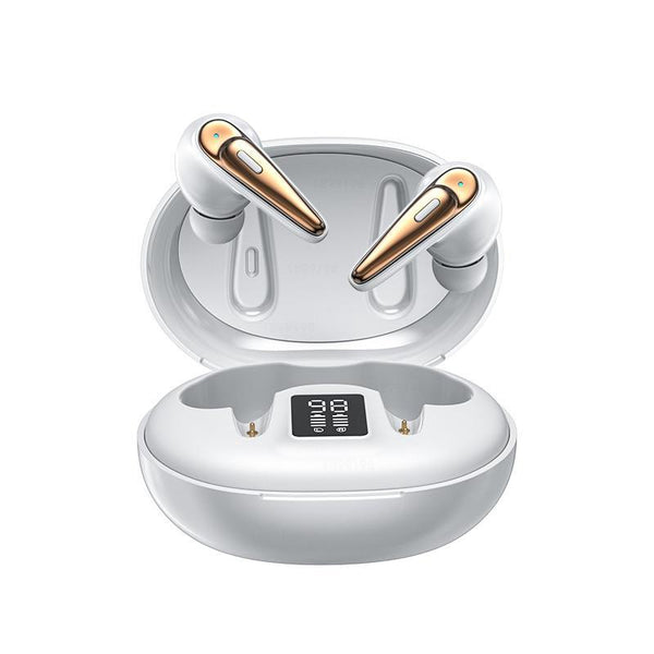 Digital Display Wireless Sports Earbuds - TWS Bluetooth Headphones with Charging Case
