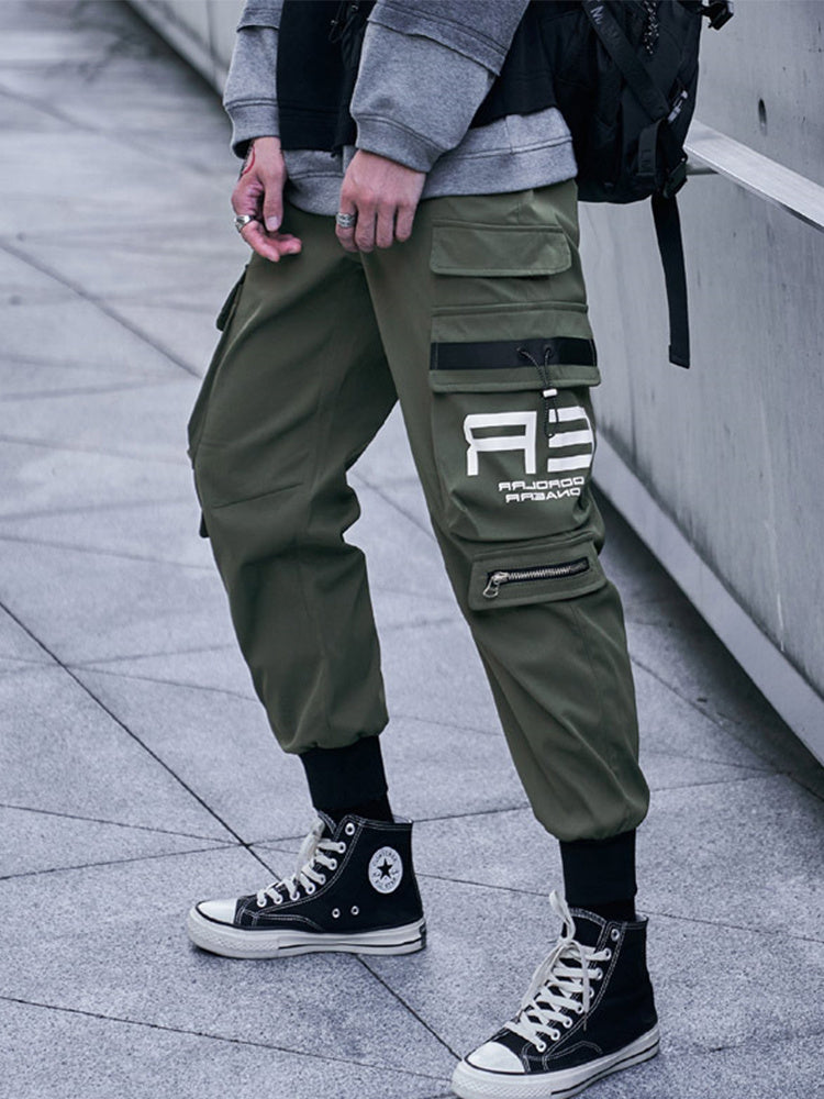Tactical Multi-Pocket Cargo Pants - Army Green 3XL